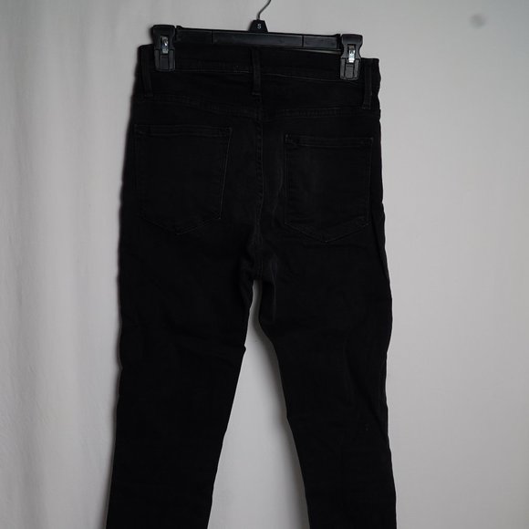 Frame Womens Black Jean / Denim Pants Ali High Rise Cigarette - Picture 7 of 10